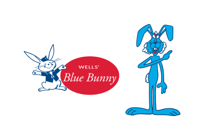 Logo Refresh for Blue Bunny with Blu