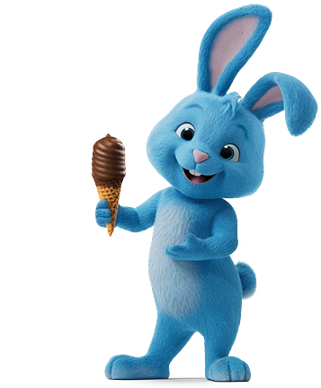 Blu with a mini swirl