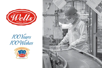 Woman working on the production line