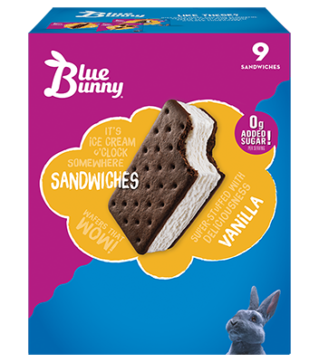 Sweet Freedom® Vanilla Sandwiches Front View Package