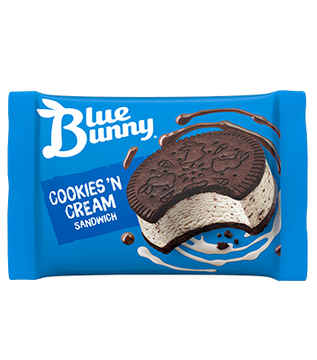 Cookies 'N Cream Sandwich Front View Package