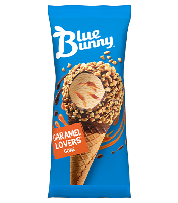 Caramel Lovers® Cone Front View Package