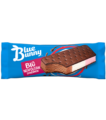 BIG Neapolitan® Sandwich - Blue Bunny