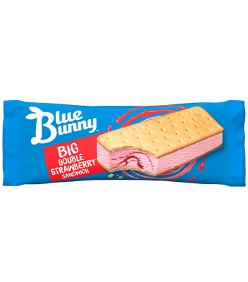 BIG Double Strawberry® Sandwich - Blue Bunny
