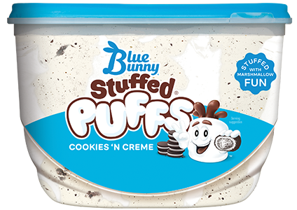 Stuffed Puffs  Cookies 'n Créme Front View Package