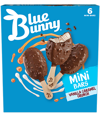 Mini Bars Vanilla Caramel Crunch - Blue Bunny