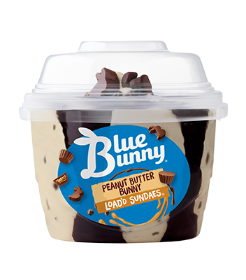 Load'd Sundaes®  Peanut Butter Bunny® Front View Package