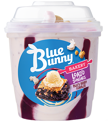Load'd Sundaes® Bakery Blu's Berry Cobbler - Blue Bunny