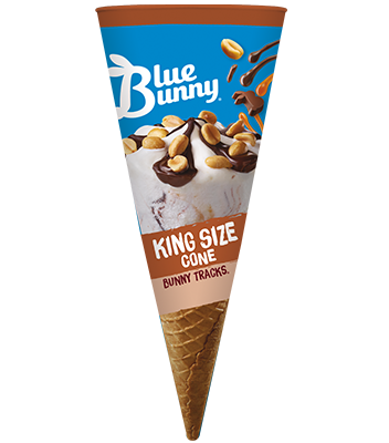 King Size Cone Bunny Tracks® - Blue Bunny