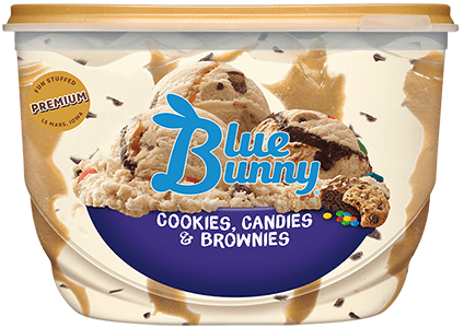 Cookies, Candies, Brownies Front View Package