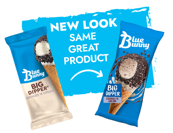 Big Dipper® Cone Cookies 'N Cream Hero Image