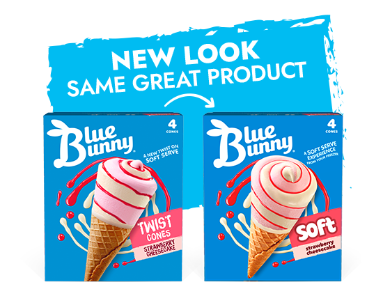 Soft Cones  Strawberry Cheesecake Hero Image