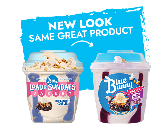 Load'd Sundaes® Bakery Blu's Berry Cobbler - Blue Bunny