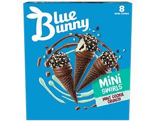 Mini Swirls® Mint Cookie Crunch
