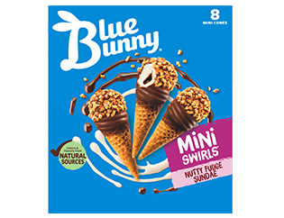 Mini Swirls®  Nutty Fudge Sundae
