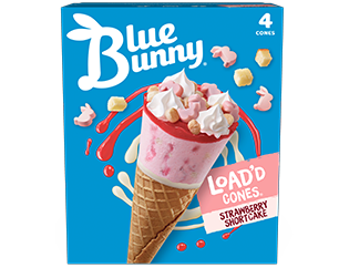 Load'd Cones® Strawberry Shortcake - Blue Bunny