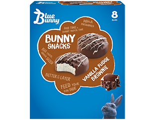 Vanilla Fudge Brownie  Bunny Snacks®