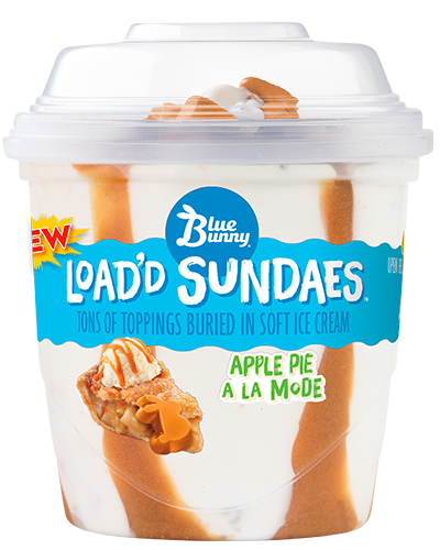 Load'd Sundaes®  Apple Pie A La Mode Front View Package
