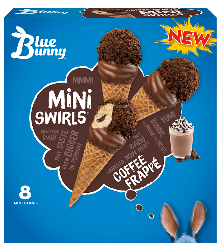 Coffee Frappé Mini Swirls® Front View Package