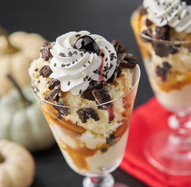 Pumpkin, Sesame & Oreo Crunch Sundae