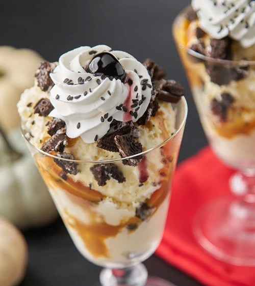 Pumpkin, Sesame & Oreo Crunch Sundae