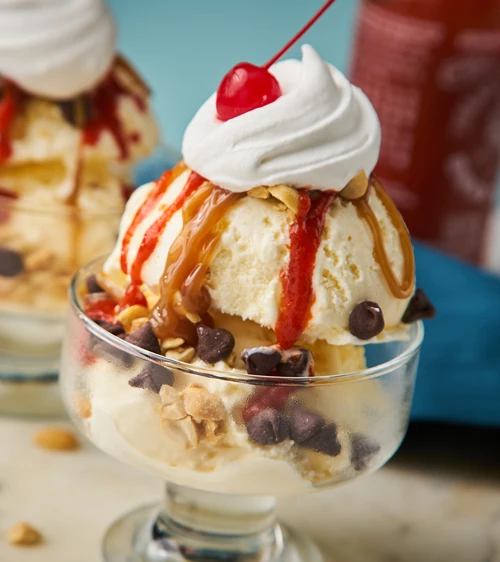 Siracha, Peanut & Chocolate Sundae