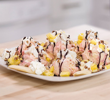 Strawberry Banana Split