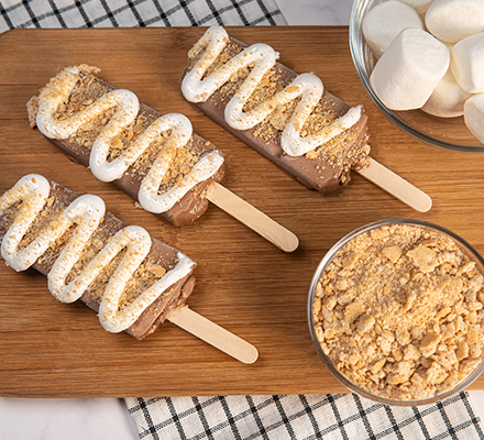 Fudge Frozen S’mores Bars
  