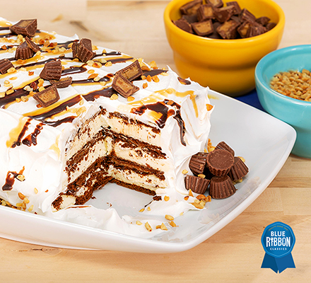 Easy Peanut Butter
 Freezer Cake