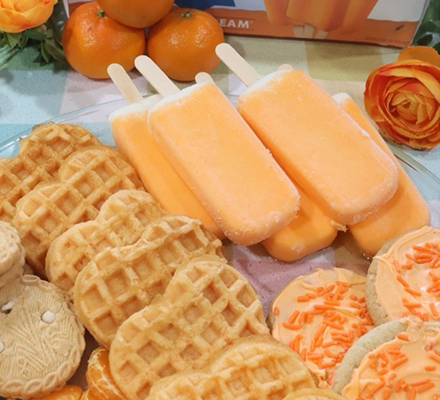 Orange Themed Snack Bar