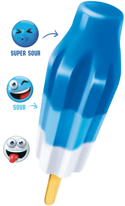 Extremes Super Sour Blue Raspberry