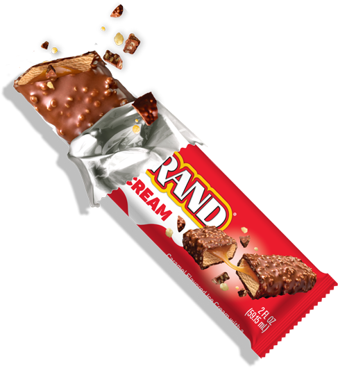 Ice Cream Bar partially unwrapped with a bite taken out