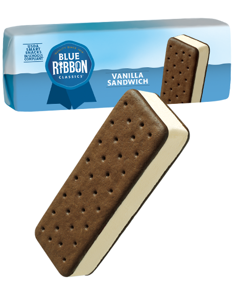 Low Fat Vanilla Ice Cream Sandwich