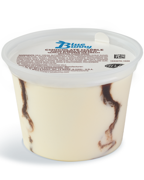 Chocolate Marble  Ice Cream Cup