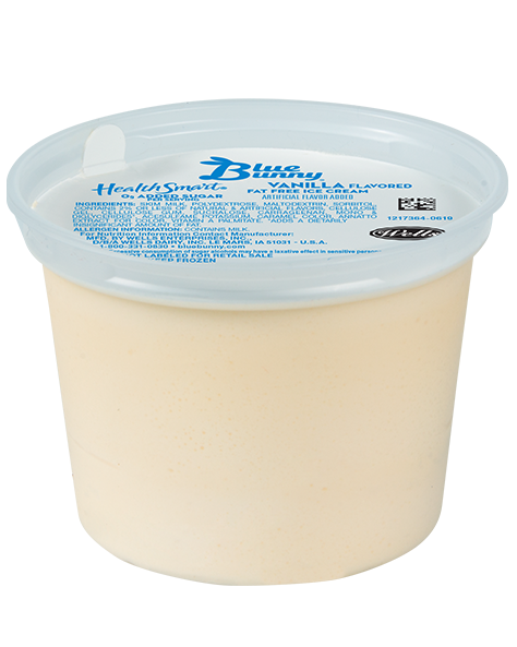 Health Smart® Vanilla  Fat Free No Sugar Added  Ice Cream Cup