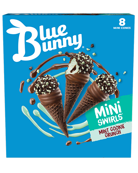 Mini Swirls® Mint Cookie Crunch