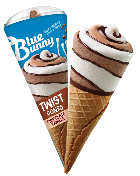Twist Cone Chocolate Vanilla
