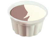Blue Ribbon Classics Low Fat Chocolate & Vanilla Ice Cream Cup