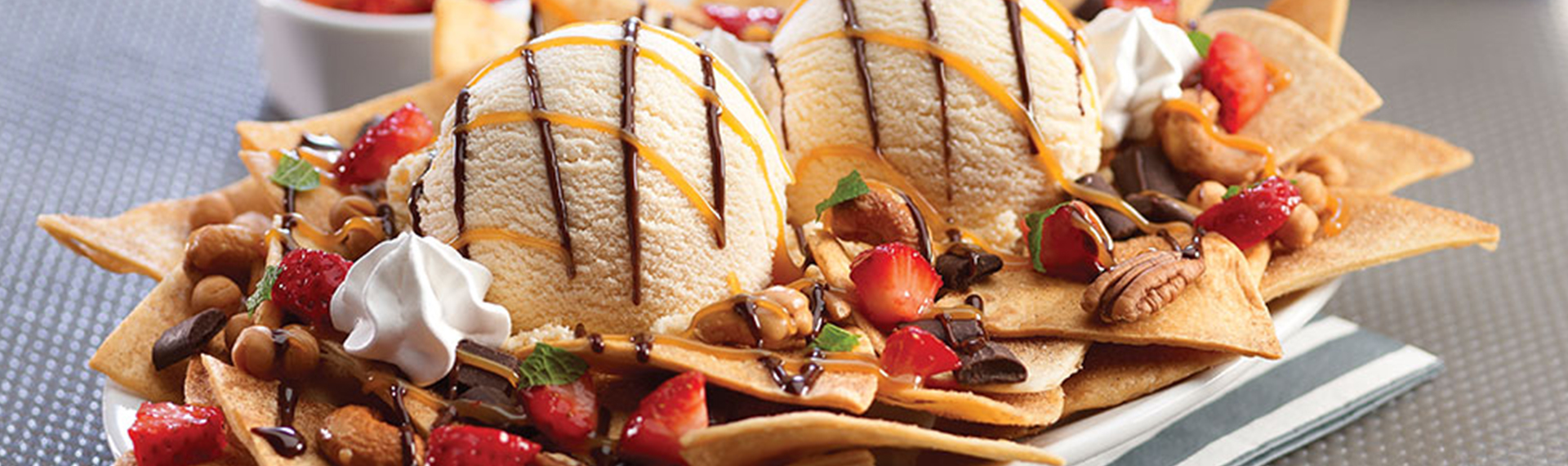 Family Style Ice Cream Nachos