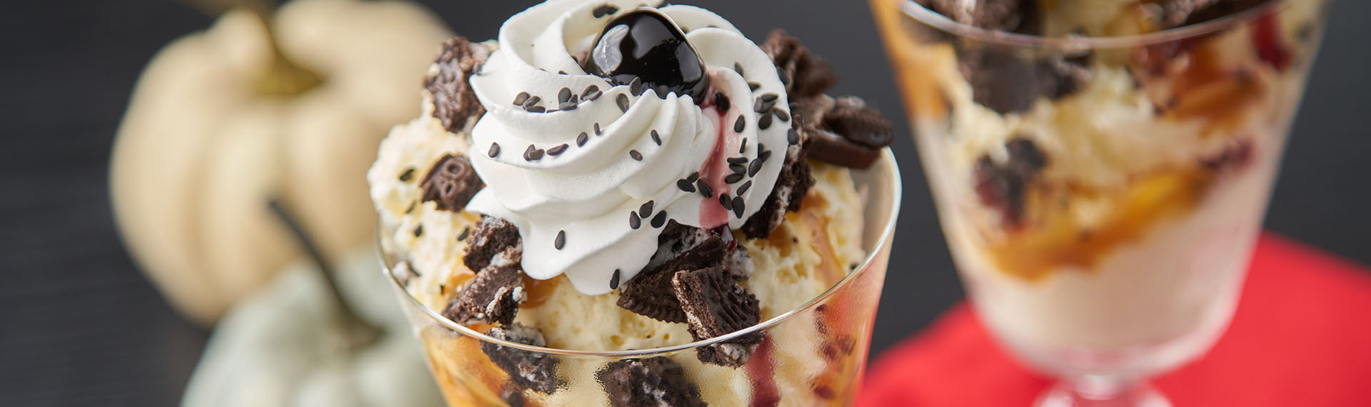 Pumpkin, Sesame & Oreo Crunch Sundae