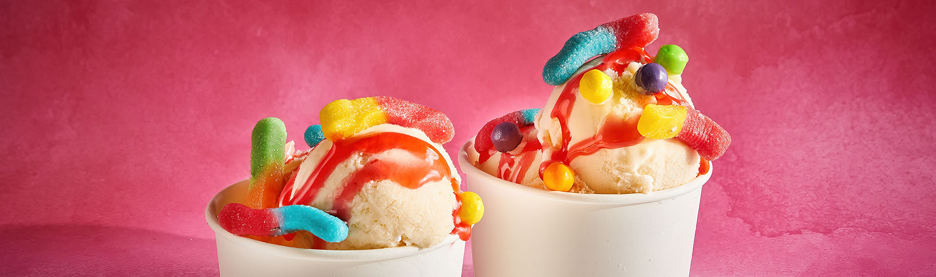 Non-Dairy Sour Strawberry Sundae