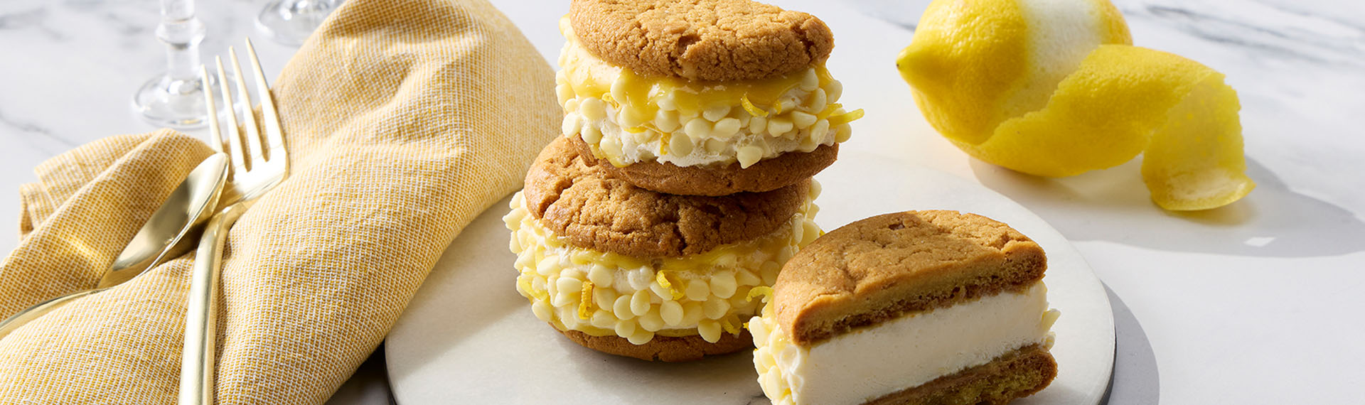Limoncello Ice Cream Sandwich