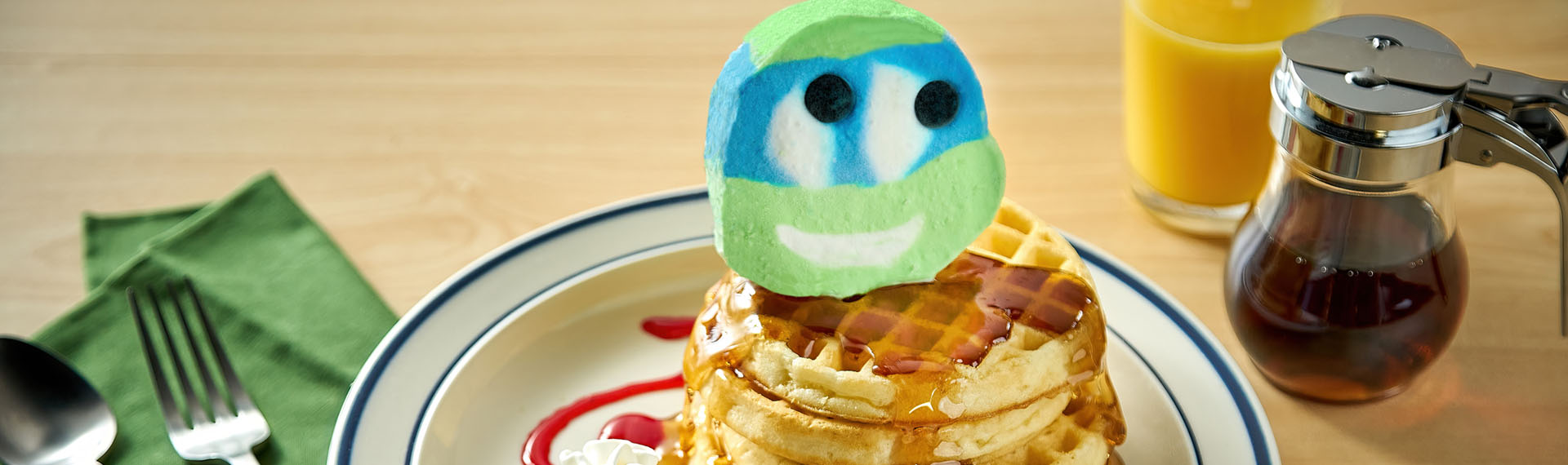 Turtle Sewer Waffles