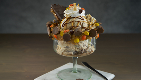 Monster Peanut Butter Cup Sundae