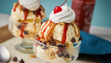 Siracha, Peanut & Chocolate Sundae