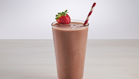 Dark Chocolate Strawberry Shake