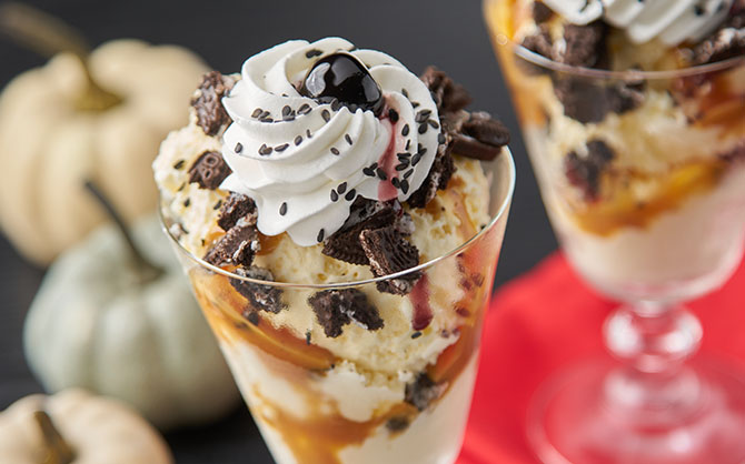 Pumpkin, Sesame & Oreo Crunch Sundae