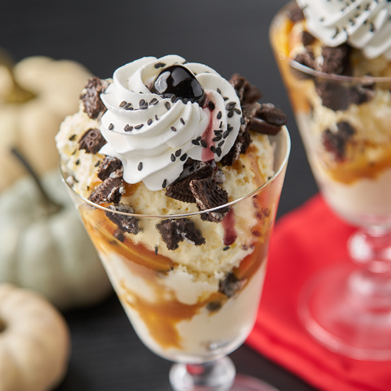 Pumpkin, Sesame & Oreo® Crunch Sundae