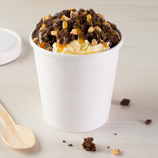 Caramel Chocolate Cake To-Go