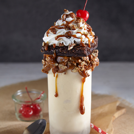 Turtle Brownie Shake